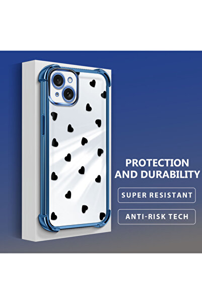 Hontinga حافظة هاتف شفافة من السيليكون الناعم متوافقة مع هاتف iPhone 15 Plus ...