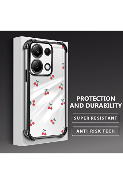 Hontinga حافظة هاتف شفافة من السيليكون الناعم متوافقة مع هاتف Xiaomi Poco M6 ...