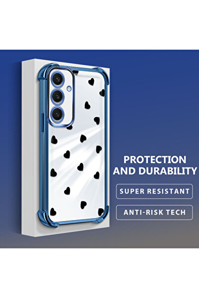 Hontinga حافظة هاتف شفافة من السيليكون الناعم متوافقة مع هاتف سامسونج جالاكسي...