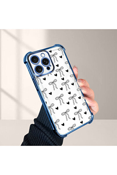 Hontinga حافظة هاتف شفافة متوافقة مع آيفون 15 برو ماكس مصنوعة من السيليكون وم...