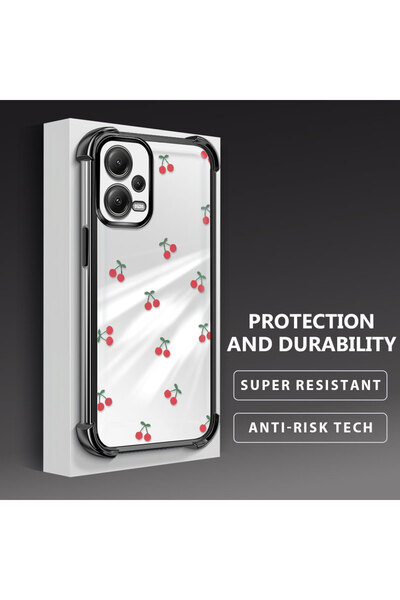 Hontinga حافظة هاتف شفافة من السيليكون الناعم متوافقة مع هاتف Xiaomi Redmi No...