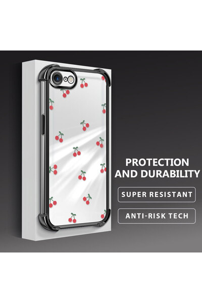 Hontinga حافظة هاتف شفافة من السيليكون الناعم متوافقة مع iPhone 7/8/SE 2020 2...