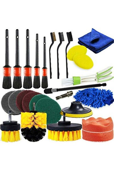 Generic مجموعة ملحقات فرشاة الحفر المكونة من 26 قطعة