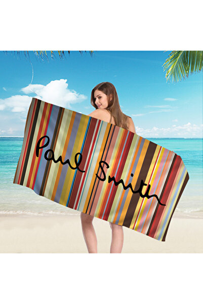 Miniso Cotton 76x182cm z1 Fashion P-Paul S-Smith Beach Towel Colorful Bath To...