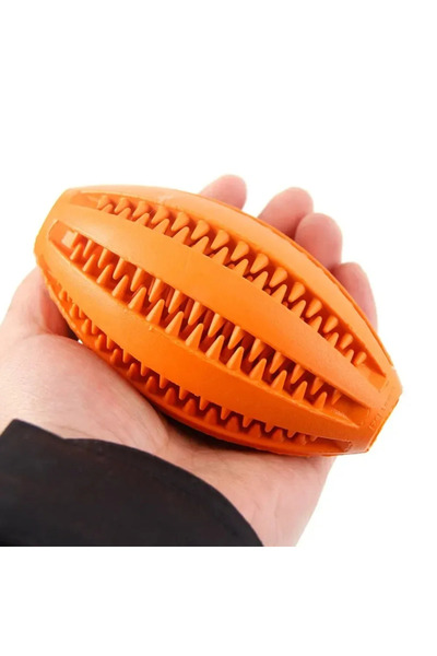 Choice كرة مضغ طبيعية ممتعة للحيوانات الأليفة من Orangeganlanqiu، مقاس 9 سم، ...