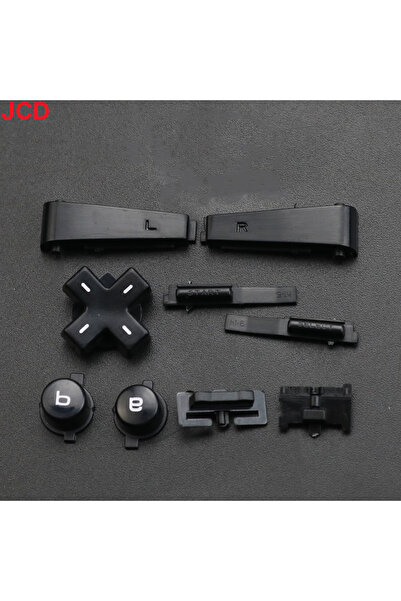 Choice مجموعة كاملة من أزرار JCD السوداء لجهاز Gameboy Micro GBM، تشمل أزرار اليسار واليمين (L R A B D-Pad) واستبدال المفاتيح.