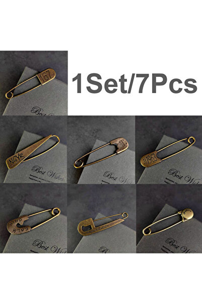 Choice7 مجموعة من 8 دبابيس أمان كبيرة الحجم، دبابيس أمان بتصميم كلاسيكي أنيق،...