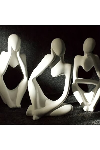 Choice مجموعة قوالب سيليكون مكونة من 3 قطع لصنع مجسمات بشرية، مثالية للحرف اليدوية والتأمل والعلاج بالروائح العطرية وصب الراتنج...