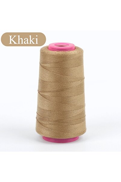 Choice خيط خياطة سميك وقوي بلون الكاكي، طوله 1300 ياردة، رقم 203، مناسب للتنج...