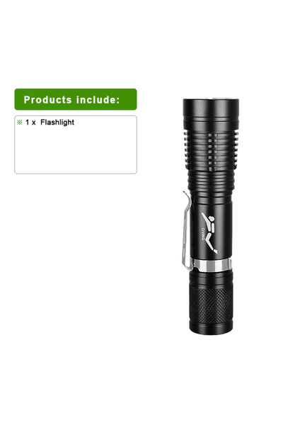 Choice مصباح يدوي LED محمول بدون بطارية، عالي السطوع، مصباح غوص احترافي، مقاوم للماء بمعيار IPX8