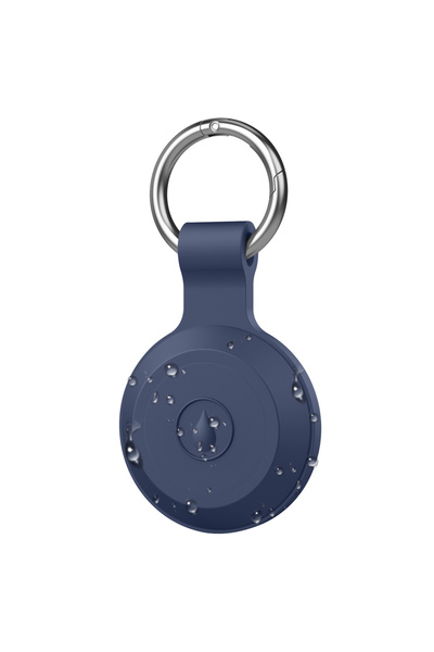 Choice Midnight Blue Silicone Case For Airtag Cover 360° Waterproof Dog Cat C...