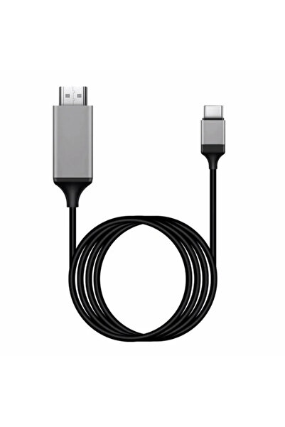 Choice كابل فيديو أسود من نوع USB-C إلى HDMI متوافق مع دقة 4K/30 هرتز، يدعم د...