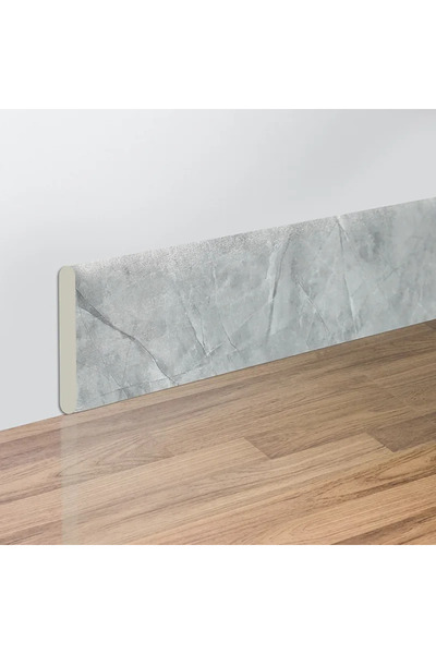 Choice شريط حائط ثلاثي الأبعاد مقاوم للماء بطول 2 متر، بلون رمادي فاتح، ذاتي اللصق، سميك، مقاوم للالتصاق