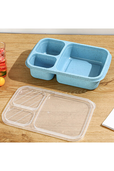 Choice Blue lunch box 1 Bento Box Lunch Box for Kids and Adults Reusable Food...