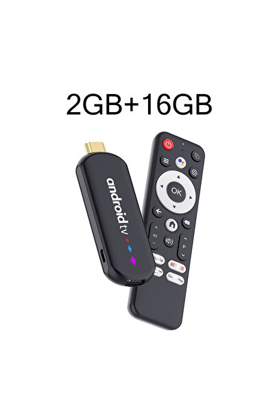 Choice 2GB 16GB TV Stick S905L3 H96 MAX Android 14 4K BT 2.4G 5G Wifi Media Player Voice Assistant Remote H