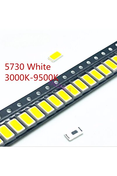 Choice 9000-10000 كلفن، ساميروب، 100 قطعة، 5730-CW WW، 0.5 واط - 150 مللي أمب...