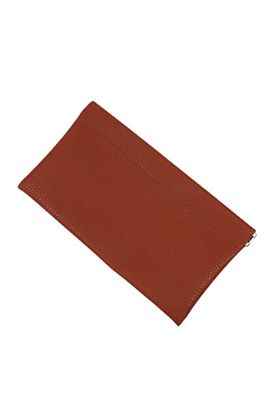 Choice حقيبة تخزين سماعات أذن صغيرة من البولي يوريثان، بنية اللون، مغلقة من ا...