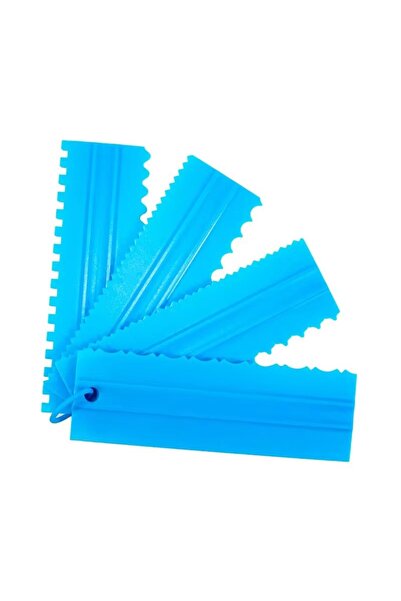 Choice Cake spatula 4Pcs Plastic Cake Scraper Stripes Edge Side Cake Pattern ...