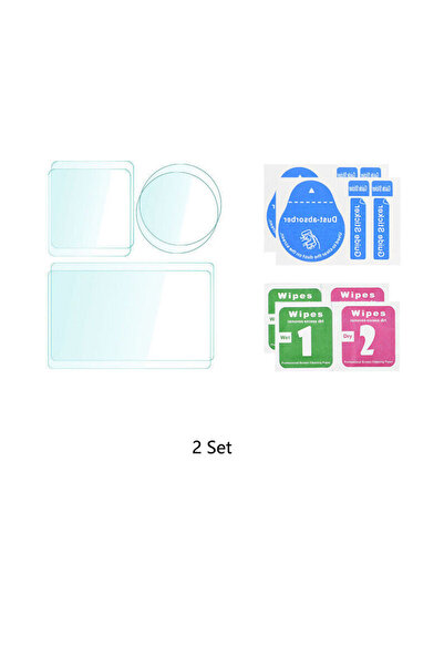 Choice مجموعة من قطعتين من واقي الشاشة لكاميرا DJI Osmo Action 6، فيلم زجاجي مقوى لحماية عدسة الكاميرا.