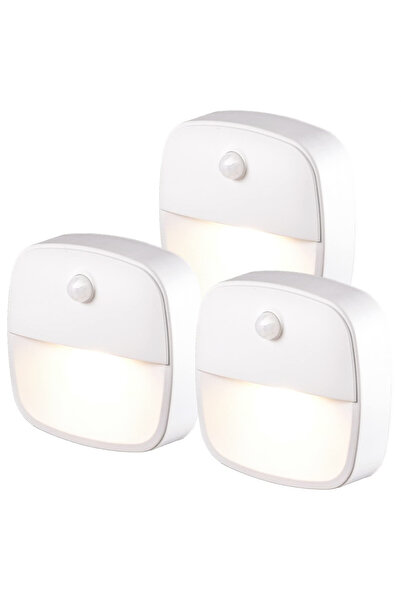 Choice Warm White 3pcs A 3pcs Motion Sensor Light Indoor LED Night Light Stic...