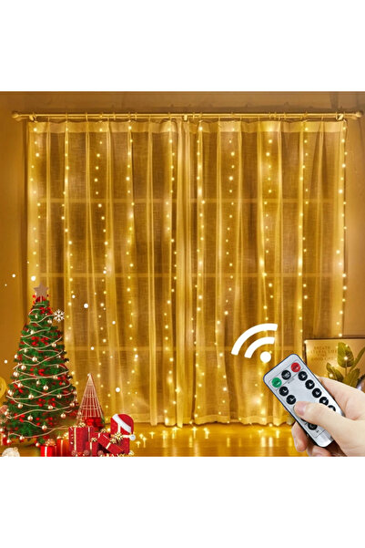 Choice سلسلة أضواء LED دافئة 600 مصباح LED، 6×3 متر، مع جهاز تحكم عن بعد USB،...