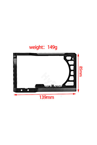 Choice حامل تثبيت قفص الكاميرا لكاميرات DSLR من طراز a6000 / A6100 / 6300 / 6...
