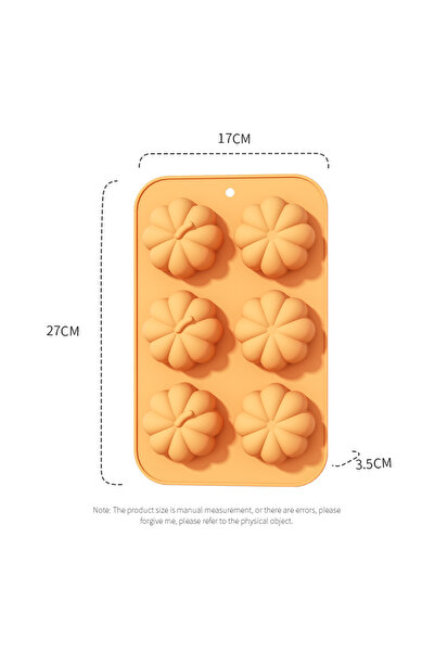 Choice قالب سيليكون على شكل ورقة يقطين لكعكة الهالوين، قوالب آيس كريم عيد الش...