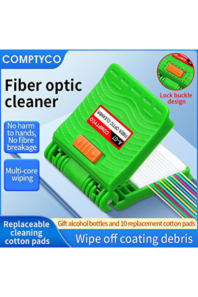Choice أداة تنظيف الألياف الضوئية COMPTYCO A-07، مشبك مسح قلب الألياف الضوئية...