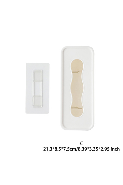 Choice C Wall Mounted Mask Storage Box Garbage Bag Storage Container for Plastic Wrap Gloves Dispenser Kit.