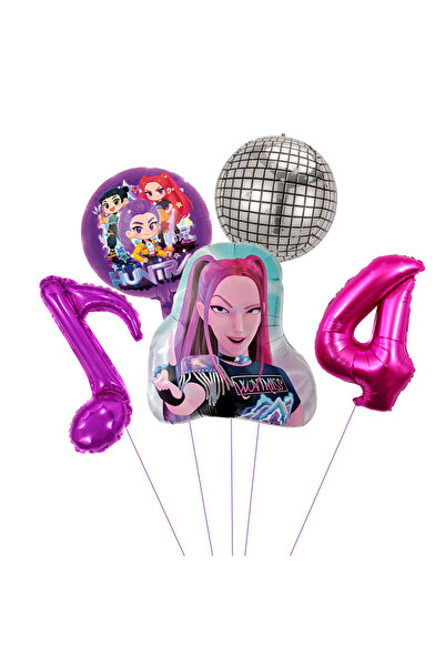 Choice مجموعة بالونات عيد ميلاد للبنات من هاسبرو، عبوة واحدة، تصميم صيادات، ت...