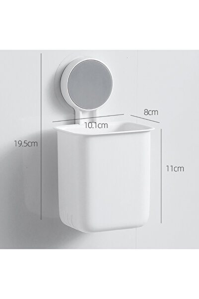 Choice حامل معجون أسنان محمول مقاوم للماء، قطعة واحدة، يُثبت على الحائط، يُثبت على فرشاة الأسنان، لا يحتاج إلى ثقب، مناسب للحمام