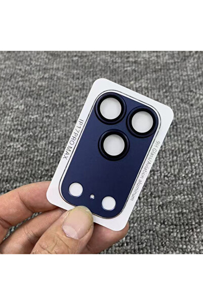 Choice واقي عدسة الكاميرا Armor لهاتف iPhone 17 Pro باللون الأزرق الداكن - غط...