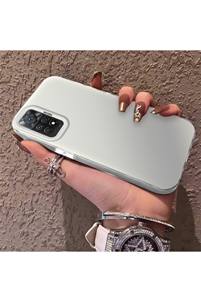 SLIMFELT Redmi Note 11 Pro 4G/5G Uyumlu Yüksek Kaliteli Tek Renk Sade Kılıf, ...