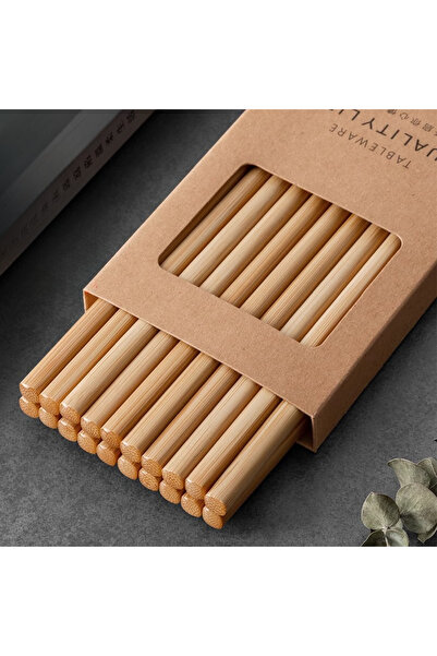 Choice 30pairs Premium Natural Bamboo Chopsticks with Crystal Tips Nanmu Bamboo Chopstick Set Mold-Resistan