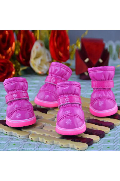 Choice حذاء شتوي للكلاب، 4 قطع، يحافظ على دفء أقدامها، مزود بنعل مانع للانزلا...