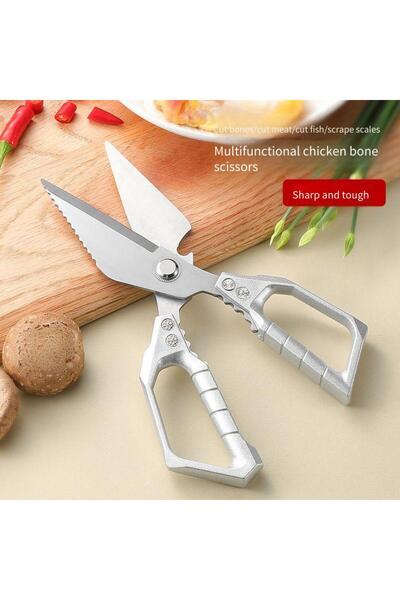 Choice مقص دواجن منزلي جديد سميك ومتعدد الوظائف شديد التحمل مصنوع من الفولاذ المقاوم للصدأ، مناسب للمطبخ...