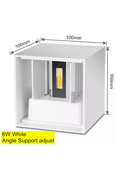 Choice Warm White 3000K 6W White Outdoor A IP65 LED waterproof wall lamps 6W ...
