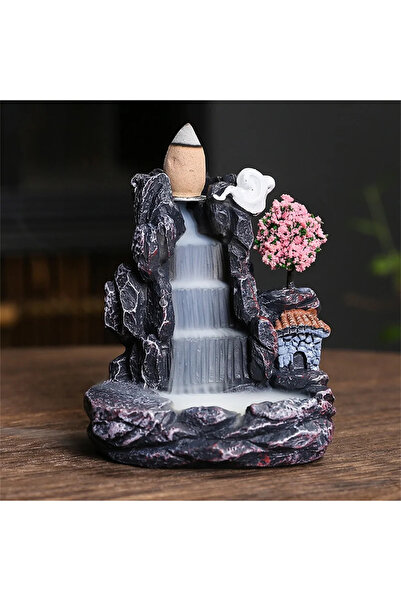 Choice B1 Backflow Incense Holder Waterfall Incense Burner Home Decor Aromatherapy Ornament Incense Cones w