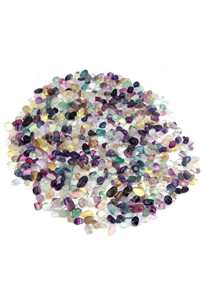 Choice ٥٠ غرام من الفلوريت، ٥٠ غرام، ١٠٠ غرام من أحجار كريمة طبيعية، خرز مصقو...