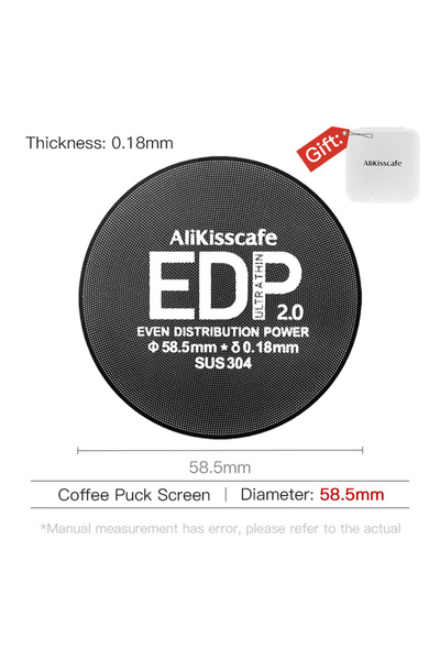 Choice6 58.5mm EDP 1Pc Alikisscafe Espresso Puck Screen Magnetic Kit Coffee F...