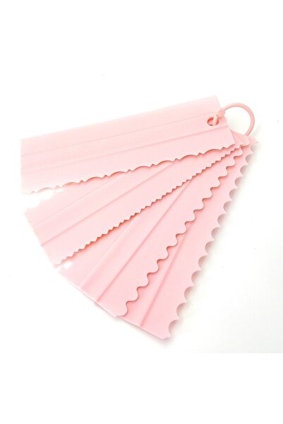 Choice Cake spatula 4Pcs Plastic Cake Scraper Stripes Edge Side Cake Pattern ...