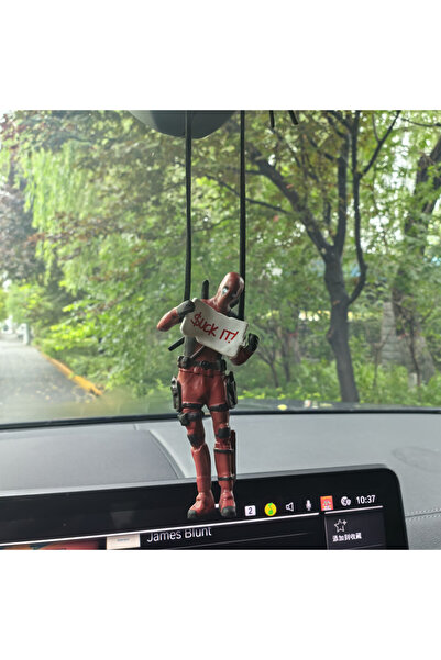 Choice a4 NWE Marvel Marvel Deadpool Car Rearview Mirror Pendant Reading Dead...