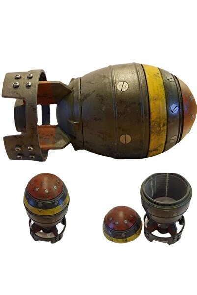 Choice صندوق تخزين قنبلة نووية صغير جديد، قطعة واحدة، بتصميم كلاسيكي، ديكور م...