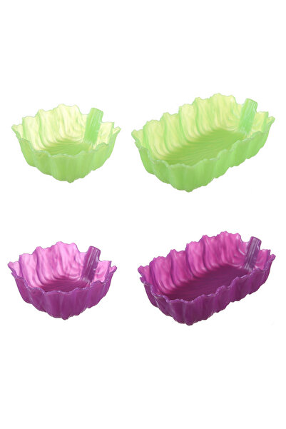 Choice 4 قطع، 2/4 قطع، فواصل غداء، قابلة للاستخدام في الميكروويف، أكواب خبز، ...