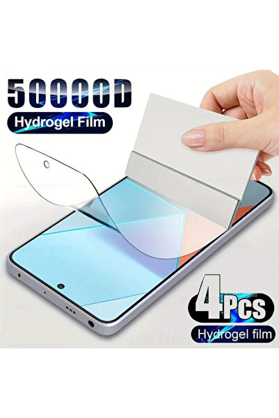 Choice13 4 قطع من فيلم هيدروجيل عالي الوضوح لهاتف Redmi Note 14 Pro+، 4 قطع م...