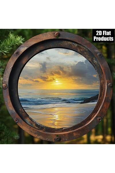 HELLOYOUNG لوحة زخرفية إبداعية من الصفيح الحديدي، مقاس 20×20 سم، رقم الموديل ...