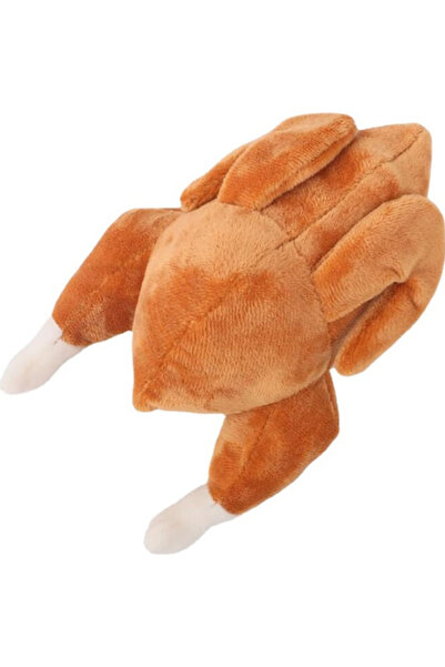 Choice ديك رومي بني اللون، مقاس 13×20 سم، لعبة تفاعلية للكلاب مصنوعة من القطي...