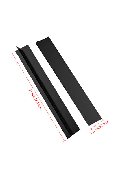 Choice1 Black 21 inches Stove Counter Gap Cover Kitchen Silicone Heat Resista...