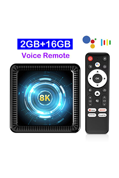Choice AU Plug 2G 16G Voice Remote YOZHIXU Very Fast Q19 Smart TV Box Android 14 8GB 128GB Streaming Media