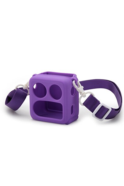 choice2 Purple Shkproof Silicone Protective Case with Shoulder Strap Anti-los...